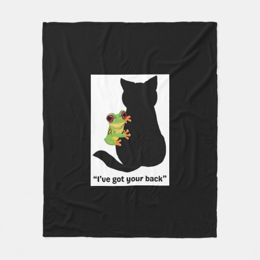 I've got your back fleece deken (Voorkant)