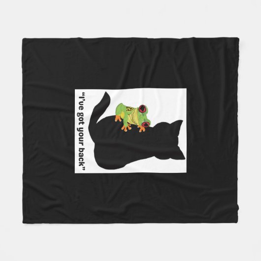 I've got your back fleece deken (Voorkant (Horizontaal))