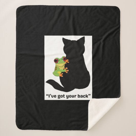 I've got your back sherpa deken (Voorkant)
