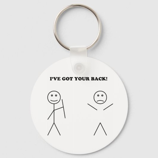 I've got your back sleutelhanger (Voorkant)