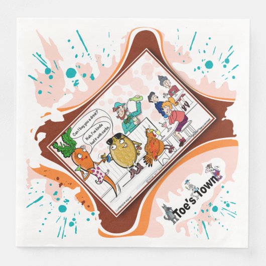 I've Had It With Carbs | Literal Wordplay Dinner Servet (Voorkant)