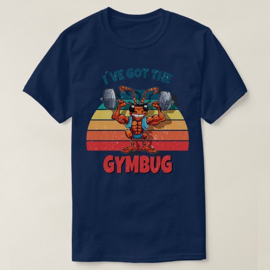 Ive heeft de sportschool bug fit for fun t-shirt (Design voorkant)