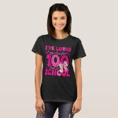 I've Loved My Cl For 100 Days Of School Valentines T-shirt (Voorkant volledig)