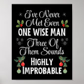 I've Never Met Even One Wise Man Three Sounds Impr Poster (Voorkant)