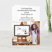 I've picked you something special. kaart (Achterkant)