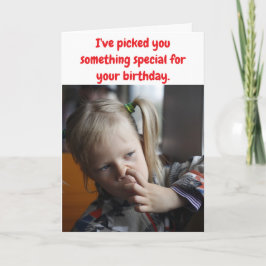 I've picked you something special. kaart