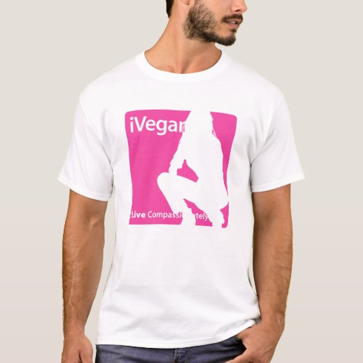 iVegan Woman T-shirt (Voorkant)