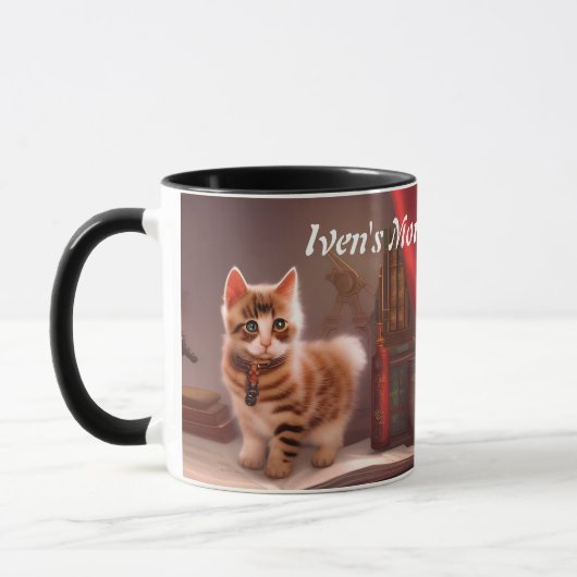 Iven's Morning Cafeïne Gepersonaliseerde  Mok (Links)