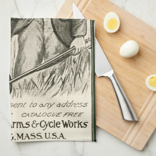 Iver Johnson Shotgun Kitchen Towel Theedoek (Quarter Fold)