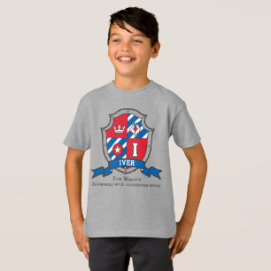 Iver jongensnaam betekenis ridders kledingmonogram t-shirt