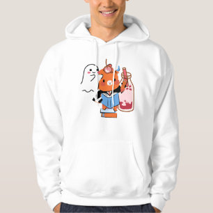 Iverige Rode Stier & Kers Geest Boba Hoodie