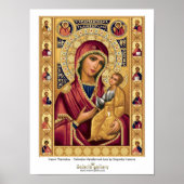 Iveron Theotokos - Poster (Voorkant)