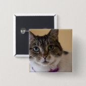 Ivey Vierkante Button 5,1 Cm (Voorkant /achterkant)