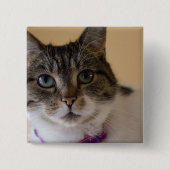 Ivey Vierkante Button 5,1 Cm (Voorkant)