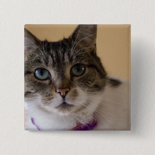 Ivey Vierkante Button 5,1 Cm (Voorkant)