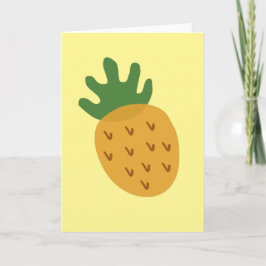IVF-ananas | Moderne cute gele onvruchtbaarheid Kaart