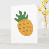 IVF-ananas | Moderne steun voor acute onvruchtbaar Kaart (Gele Bloem)