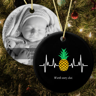 IVF Baby ananas elke foto waard Keramisch Ornament