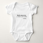 IVF Baby in-vitro humoristische Baby bodysuit (Voorkant)