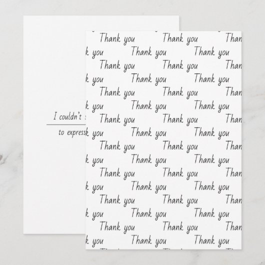 IVF Doctor Bedankt Kaart Waardeer IVF baby (Voorkant / Achterkant)