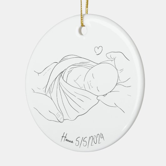 IVF Doctor's Miracle Work Gift Boho Ornament (Links)