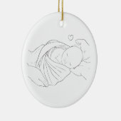 IVF Doctor's Miracle Work Gift Ornament Blauw (Rechts)