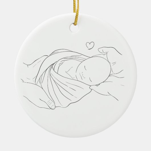 IVF Doctor's Miracle Work Gift Ornament Blauw (Voorkant)