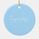 IVF Doctor's Miracle Work Gift Ornament Blauw (Achterkant)