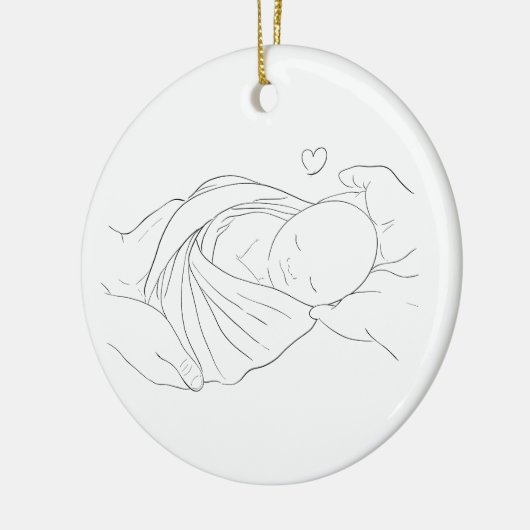 IVF Doctor's Miracle Work Gift Ornament Roze (Links)