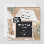 IVF elke opname echografie echogram zwangerschap Aankondiging (Voorkant)