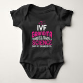 IVF Embryo Grandma Science Transfer Infertiliteit Romper (Voorkant)