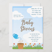 IVF Garden Babyshower Uitnodiging (Voorkant)