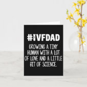 Ivf Gift Krijger Vader Liefde Transfer Dag Onvruch Kaart (Gele Bloem)