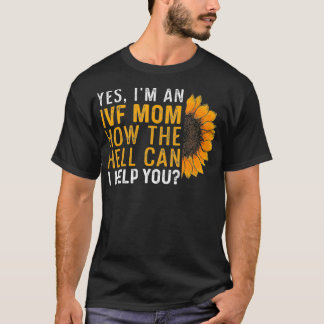 IVF Gift Warrior Dad mam Help Transfer Day Inferti T-shirt