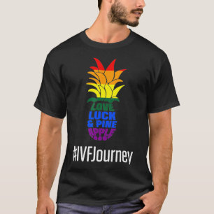 IVF Gift Warrior Dad mam Pineapple Transfer Day in T-shirt