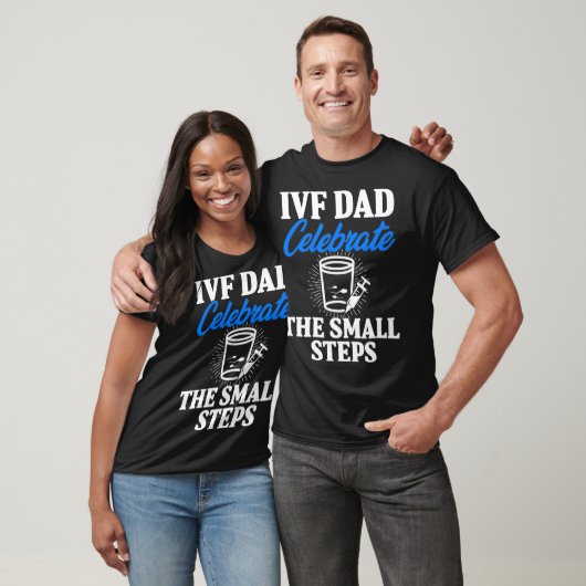 IVF Gift Warrior Dad Step Transfer Day Infertilite T-shirt (Unisex)