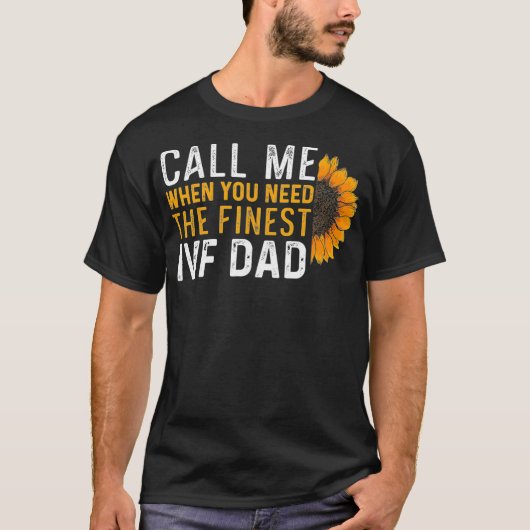 IVF Gift Warrior Dad Transfer Day Infertiliteit T-shirt (Voorkant)