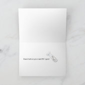 IVF Good Luck Onvruchtbaarheid Wenskaart Kaart (Binnen)