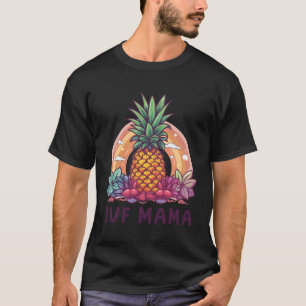 IVF Mama Eapple Regenboog IVF Moeder Vruchtbaarhei T-shirt