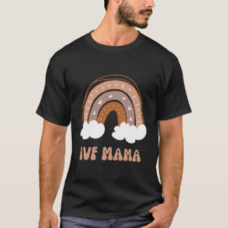 IVF Mama's moederschap vruchtbaarheidperzik Boho R T-shirt