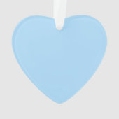 IVF Miracle Baby Simple Boy Blue Ornament (achterkant)