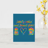 Ivf Moeder Tie Dye Transfer Dag Plakkerige Stemmin Kaart (Gele Bloem)