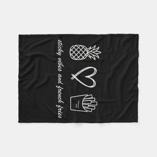 Ivf Mom Pregnancy Transfer Day Sticky Vibes &amp;  Fleece Deken (Voorkant (Horizontaal))