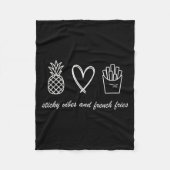 Ivf Mom Pregnancy Transfer Day Sticky Vibes &amp;  Fleece Deken (Voorkant)