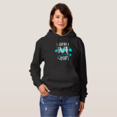 Ivf-overlevende krijger Transferdag Onvruchtbaarhe Hoodie (Voorkant volledig)