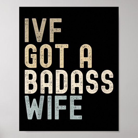 IVF pap, IVF heeft een slechte vrouw Poster (Voorkant)