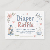 IVF Science Baby Shower Luier Raffle Kaart (Voorkant)