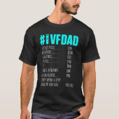 Ivf Survivor Warrior Dad Price Transfer Day Infert T-shirt (Voorkant)