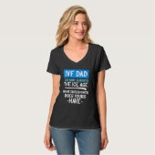 Ivf Survivor Warrior Dad Transfer Day Infertilitei T-shirt (Voorkant volledig)