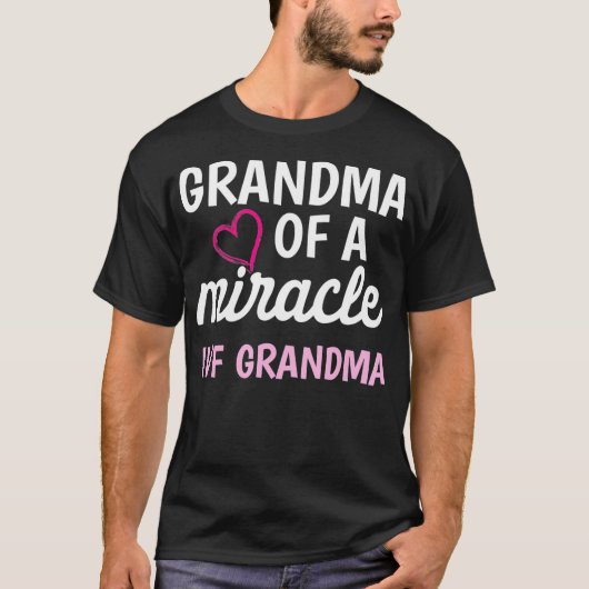 IVF Survivor Warrior Grandma Transfer Day Infertil T-shirt (Voorkant)